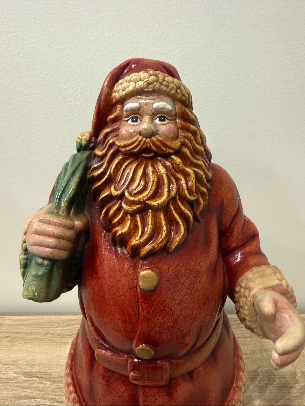 Vintage Old World Santa Claus Figure Large 15